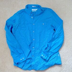 Calvin Klein slim fit men’s button down long sleeve shirt XL